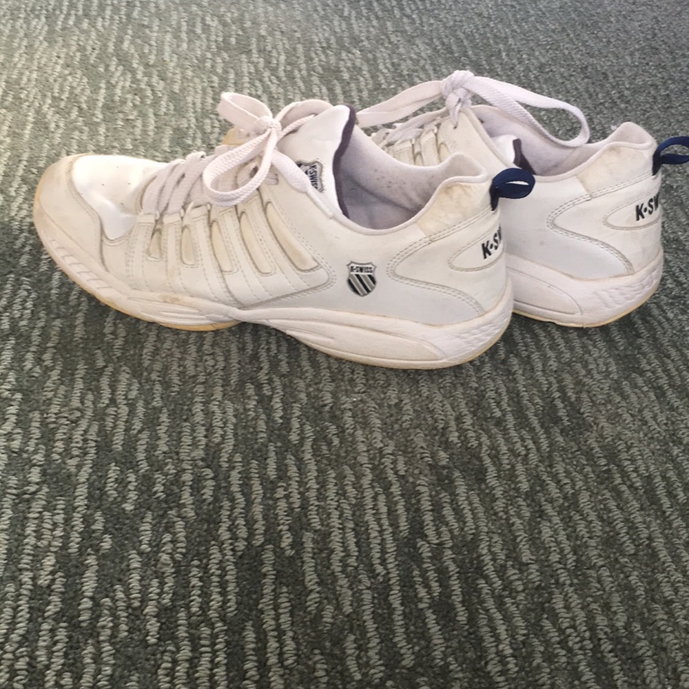 ✅ K-SWISS Tennis Shoes Sneakers Men’s 11.5 White